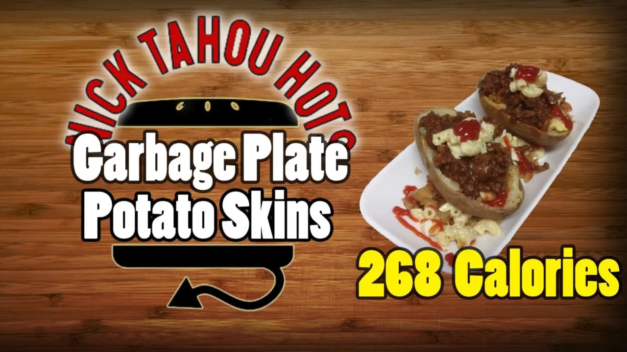 Nick Tahou’s Style Garbage Plate Potato Skins Recipe