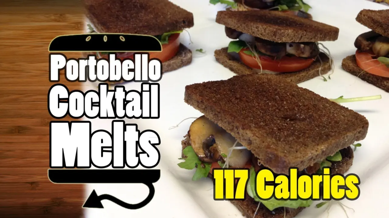 Portobello Arugula Alfalfa Sprout Cocktail Swiss Melts Recipe