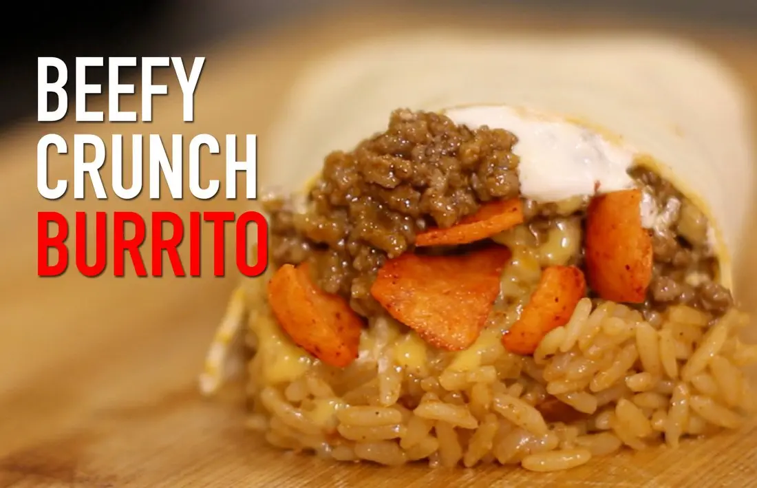 Beefy Crunch Burrito