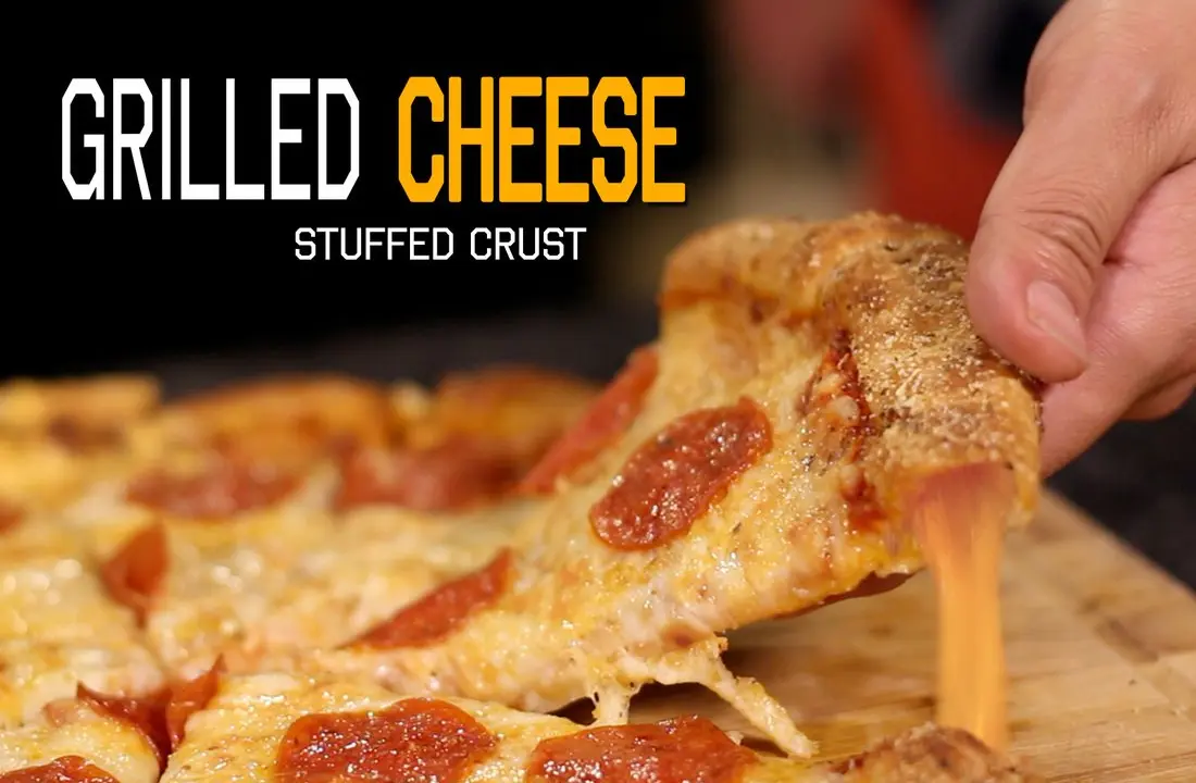 Grilled Cheese Crust Pizza