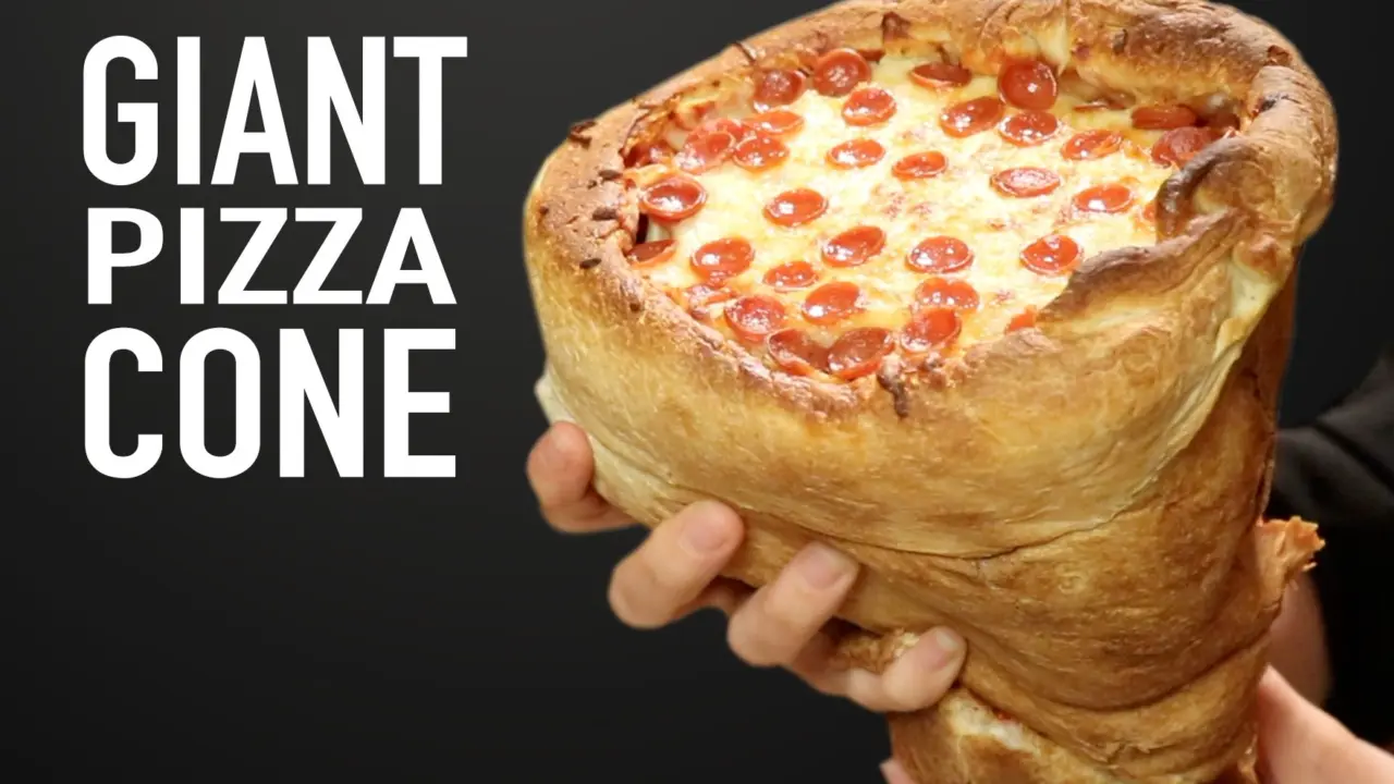 GIANT PIZZA CONES