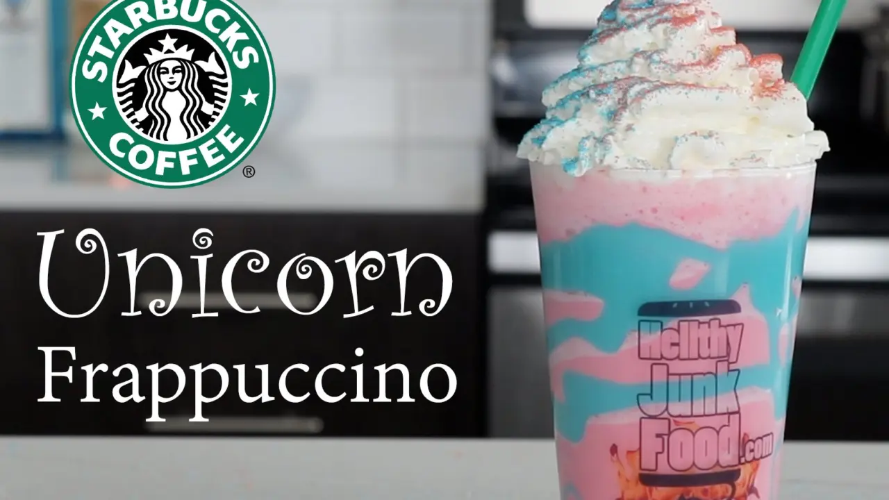 DIY UNICORN FRAPPUCCINO
