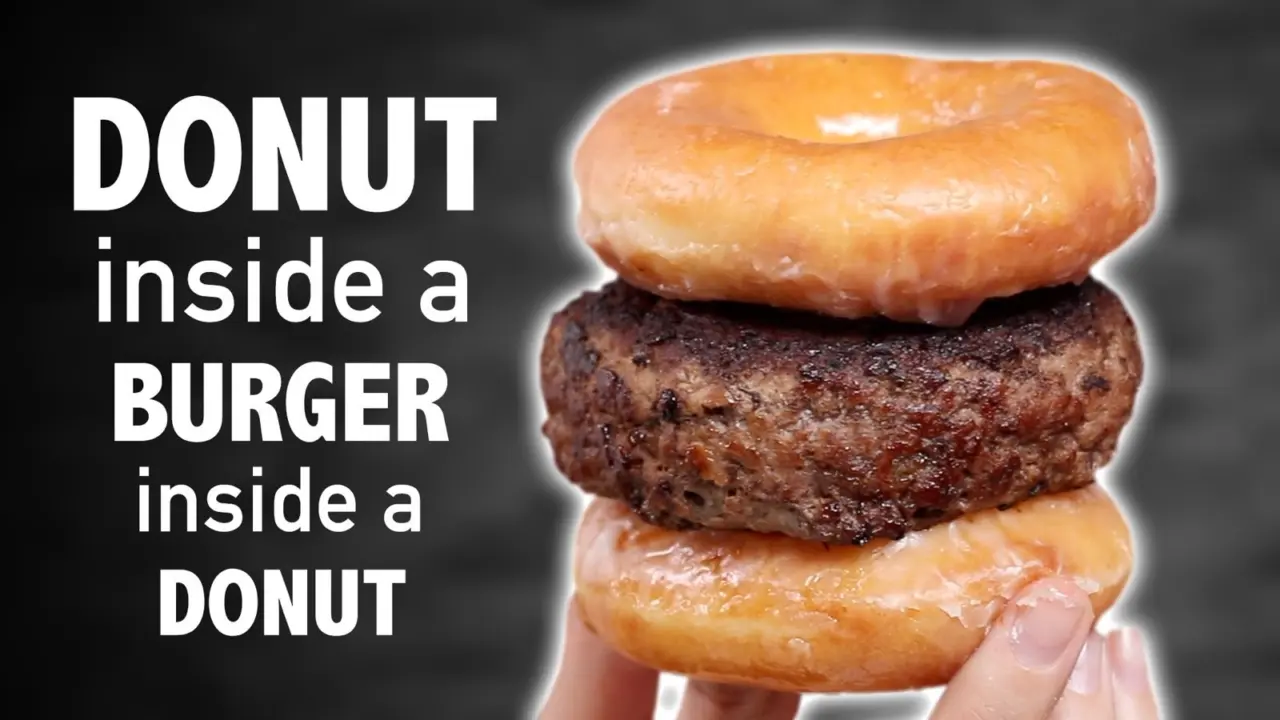 DIY DONUT BURGER