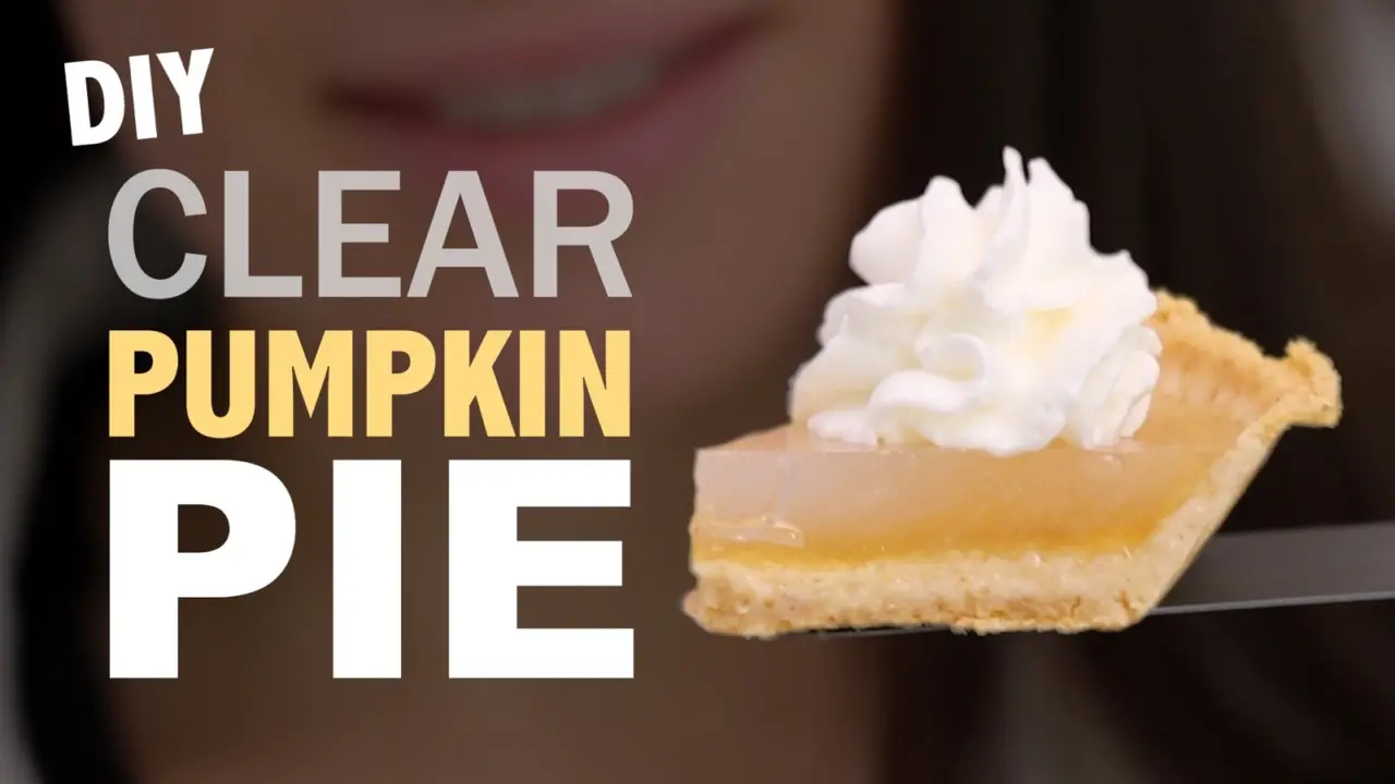 DIY Clear Pumpkin Pie