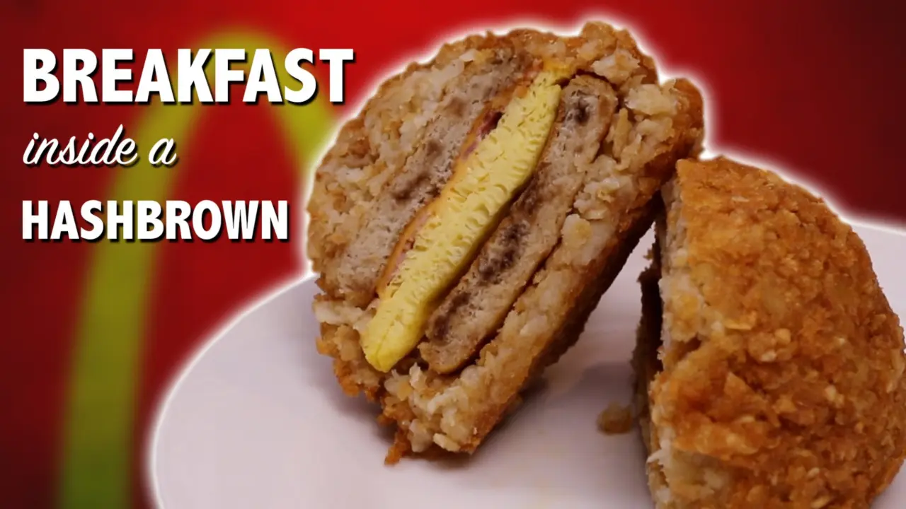 DIY BREAKFAST INSIDE A HASH BROWN