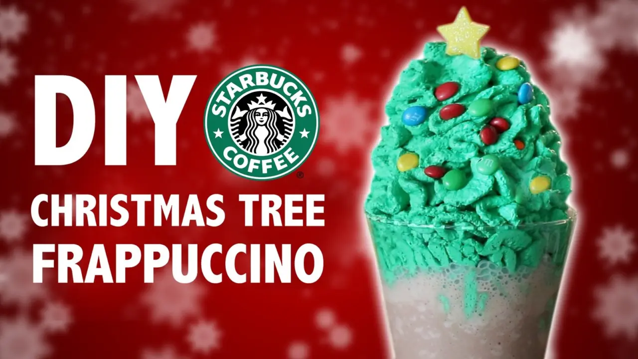 DIY CHRISTMAS TREE FRAPPUCCINO