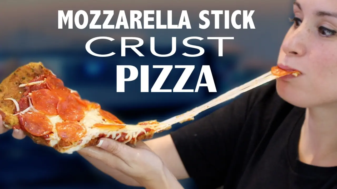 MOZZARELLA STICK CRUST PIZZA