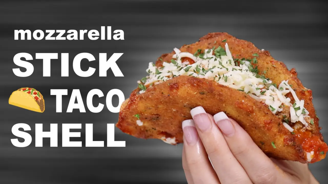 DIY MOZZARELLA STICK TACO
