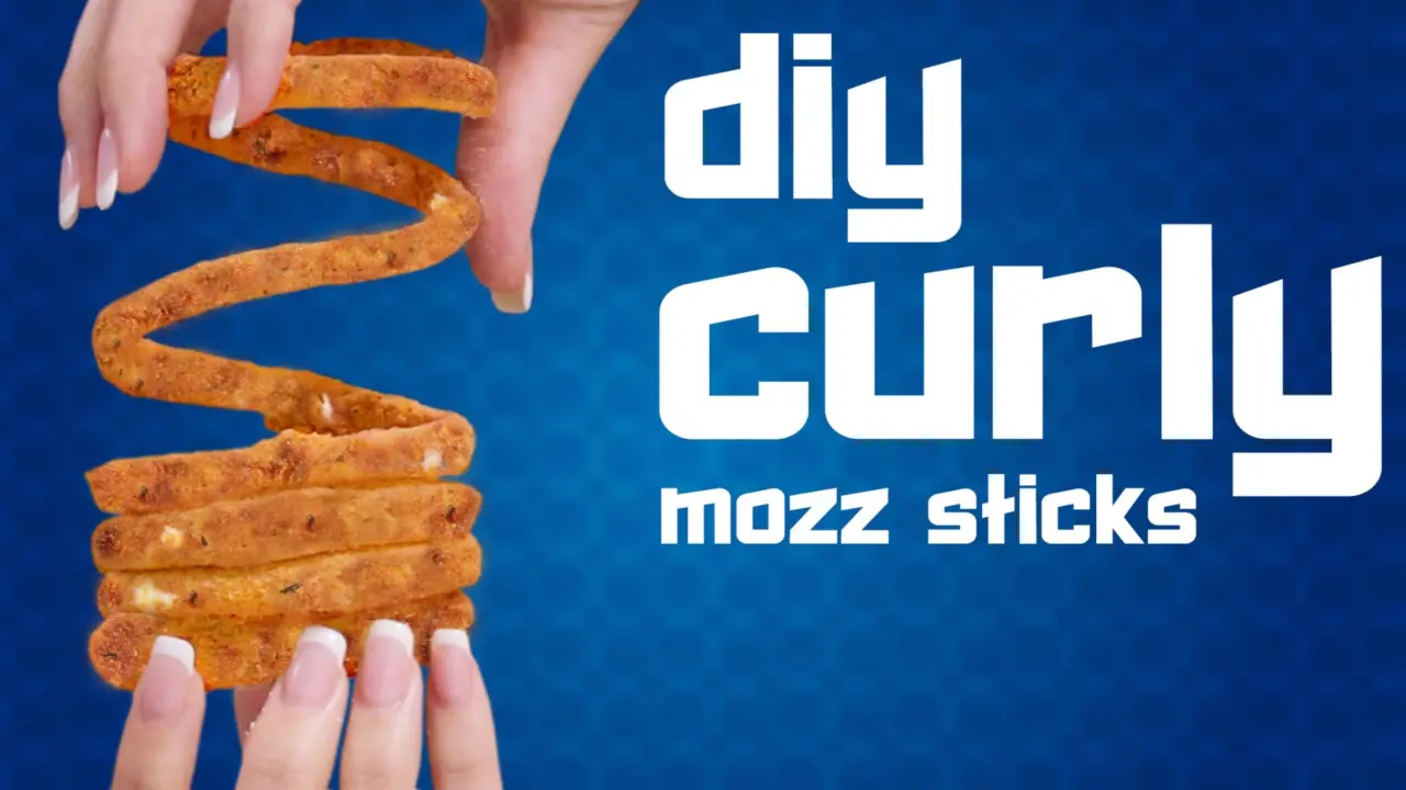 DIY CURLY MOZZARELLA STICKS
