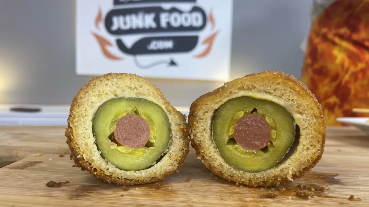 DIY Pickle Corndog