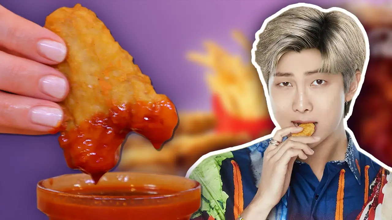 DIY BTS McDonalds Meal Feat. Among Us McNuggets, Sweet Chili Sauce 달콤한 칠리 & Cajun Sauce 케이준