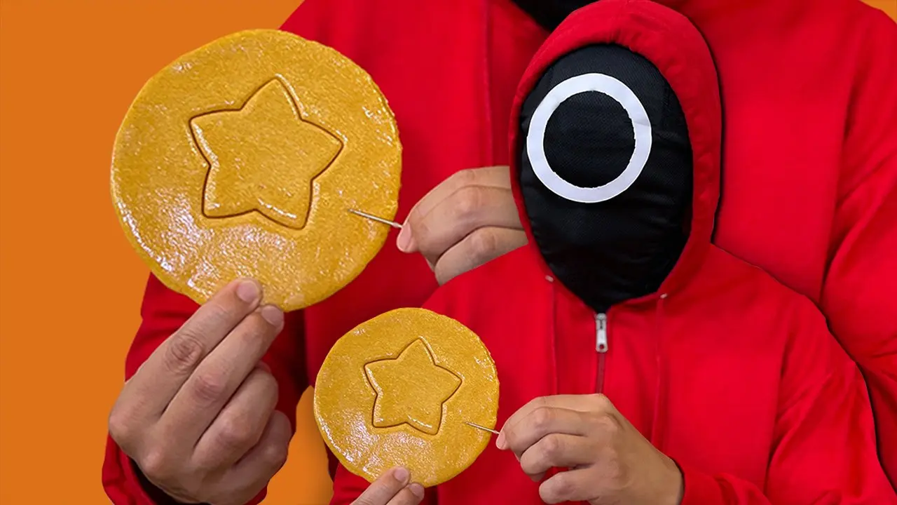 How to Make The Squid Game Cookie AKA Dalgona Cookie