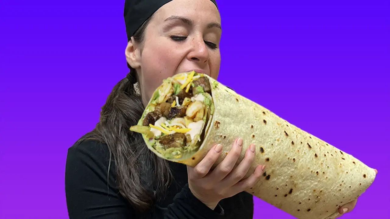 How to Make A Giant Burrito