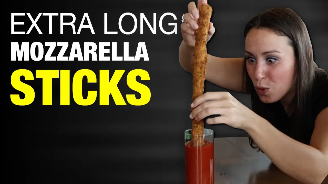 DIY Extra Long Mozzarella Sticks